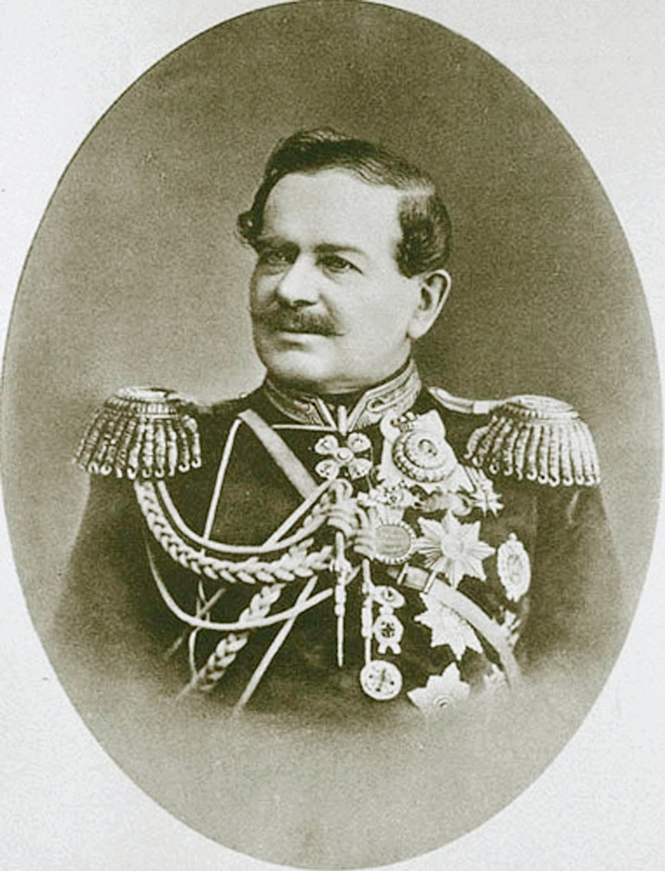 Książę Władimir Dołgorukow, burmistrz Moskwy, 1873 autorstwa Unbekannt
