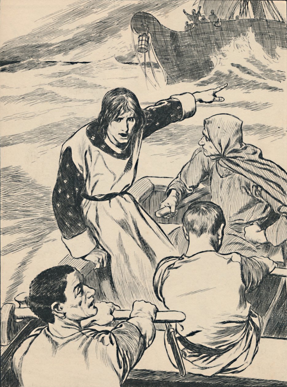 Książę William powraca, by uratować swoją siostrę, ok. 1907 r. autorstwa Unbekannt