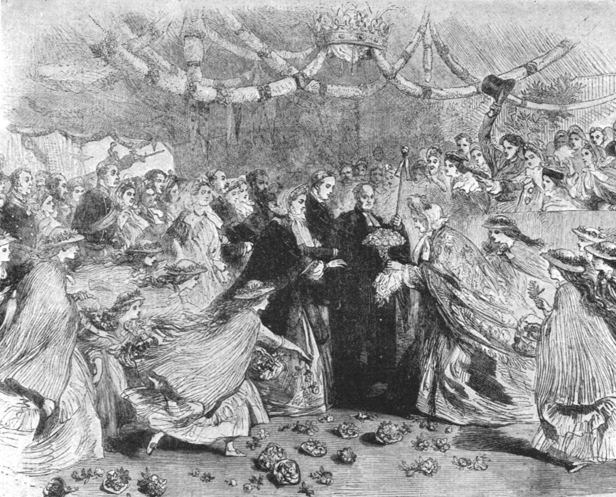 Księżniczka Alexandras Przyjazd do Anglii, 1863..., 1901. autorstwa Unbekannt