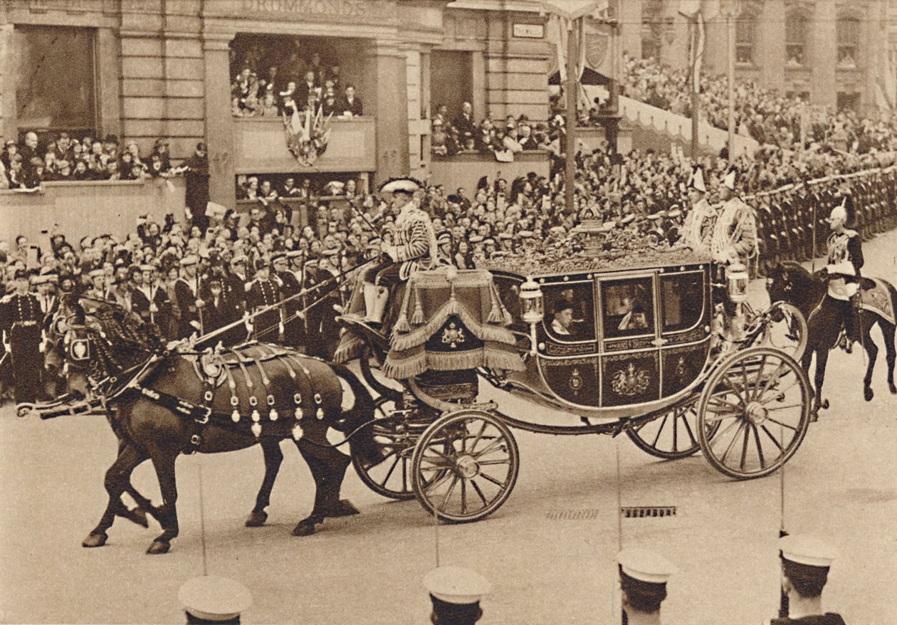 Księżniczka Elżbieta i jej kuzyn Lord Lascelles z Princess Royal, 1937 autorstwa Unbekannt