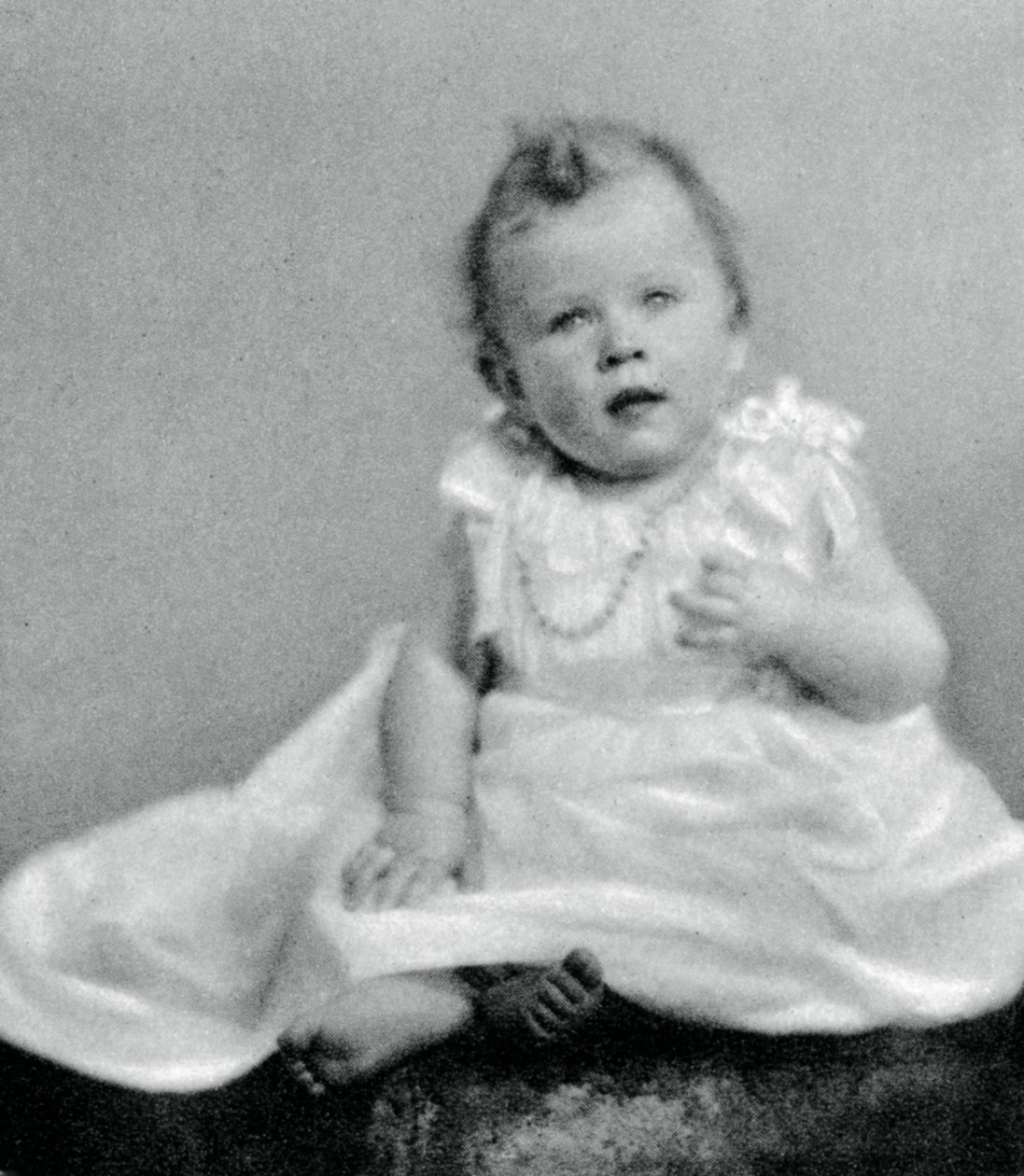 Księżniczka Elżbieta w 1926, gdy miała kilka miesięcy, 1937 autorstwa Unbekannt