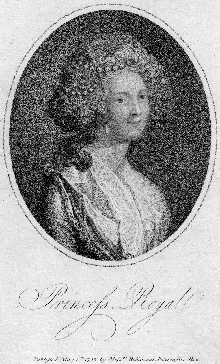 Księżniczka królewska, 1792 autorstwa Unbekannt
