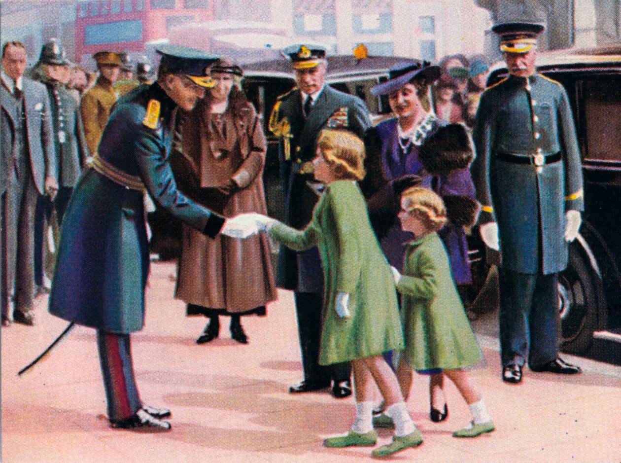 Księżniczki Elżbieta i Małgorzata c.1935 autorstwa Unbekannt
