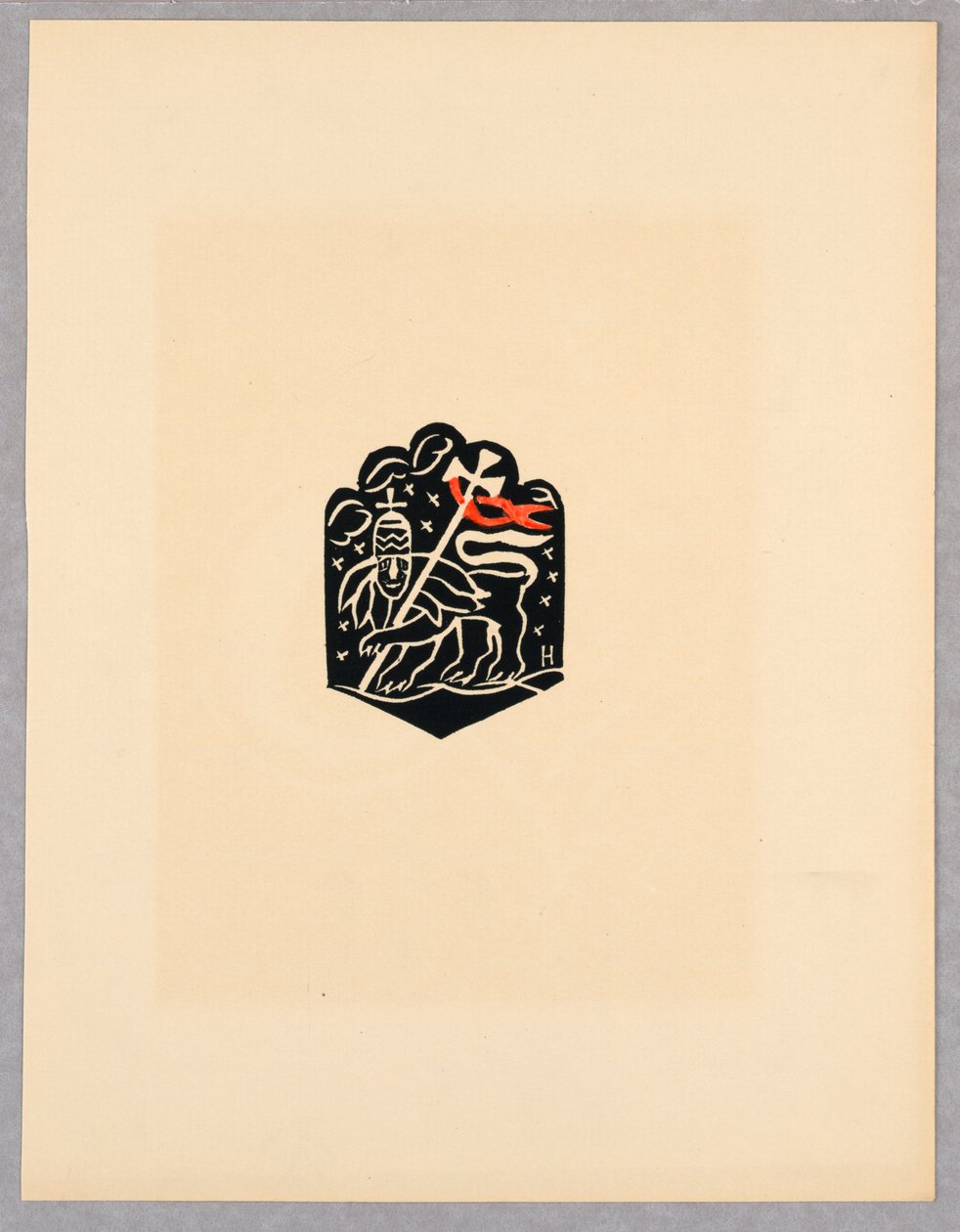 Druk, Winieta, Tablica X, Etiopia, czyli Christos, Madonna i święci, jak widziałem w iluminacjach starej teki etiopskiej Kodeksu, 1920 autorstwa Unbekannt