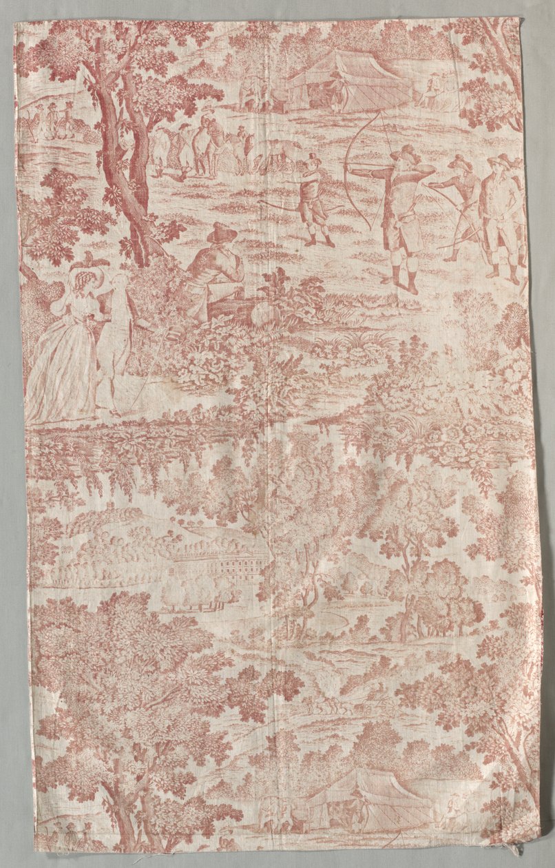Drukowana tkanina bawełniana, ok. 1790. autorstwa Unbekannt