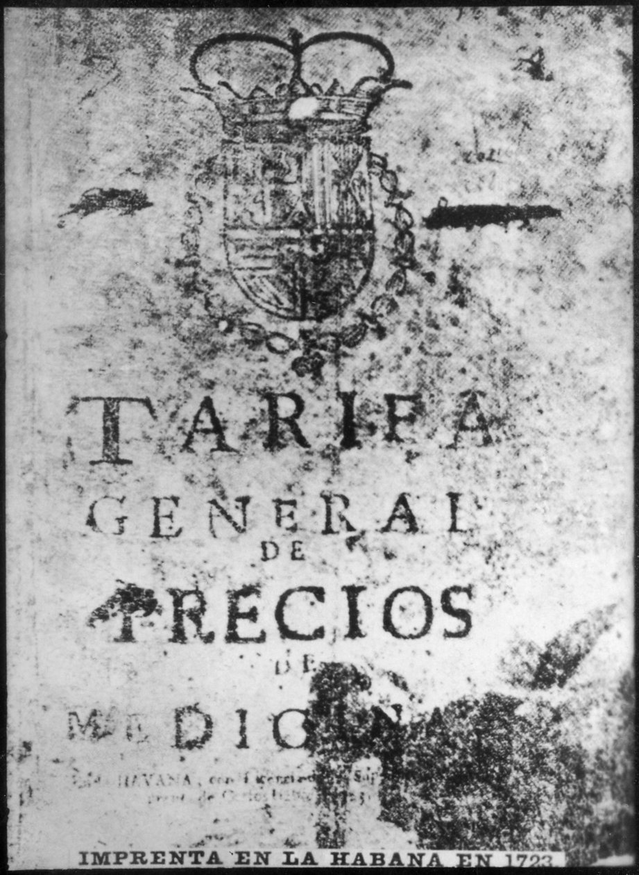 Prasa drukarska w Hawanie 1723, 1920 autorstwa Unbekannt