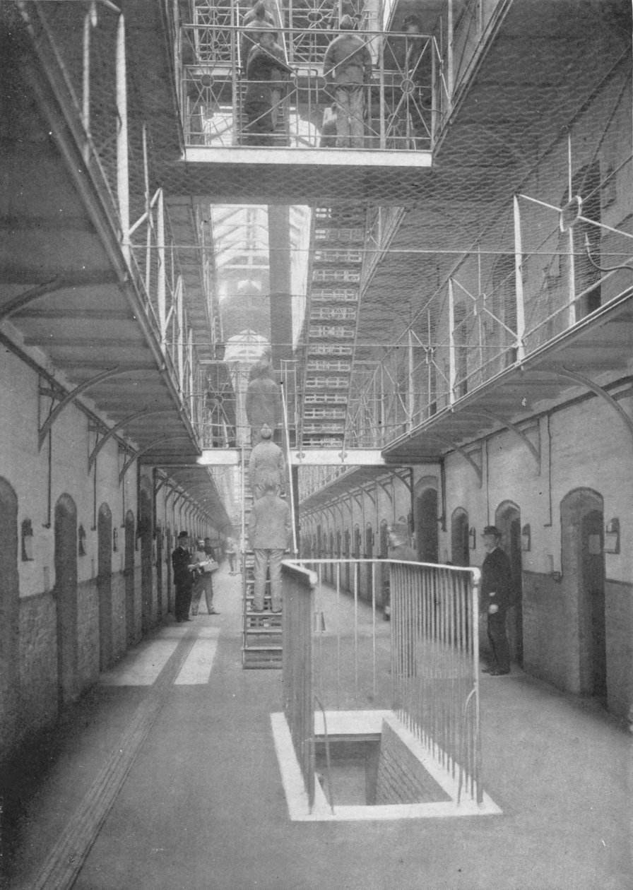 Więźniowie idący na obiad, Więzienie Wormwood Scrubs, Londyn, c1903 1903 autorstwa Unbekannt