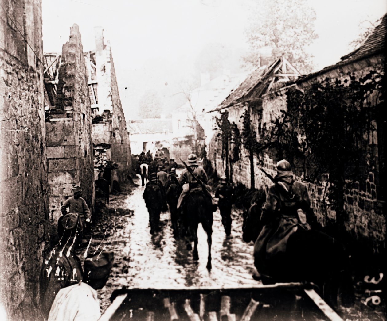 Jeńcy wojenni, Bucy-le-Long, północna Francja, c1914-c1918 autorstwa Unbekannt