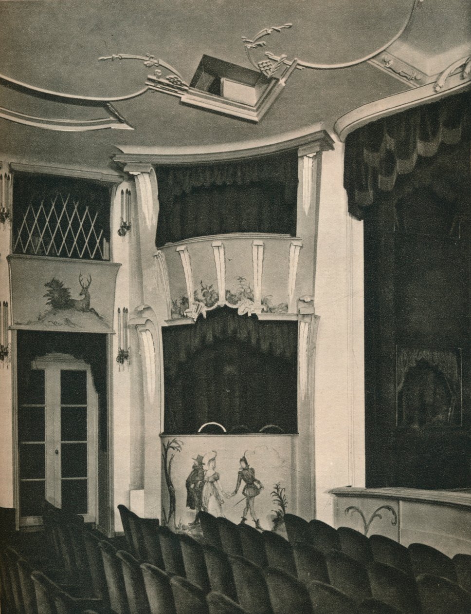 Proscenium i Stage Boxy w Teatrze Komodie, Berlin, ok. 1926 autorstwa Unbekannt