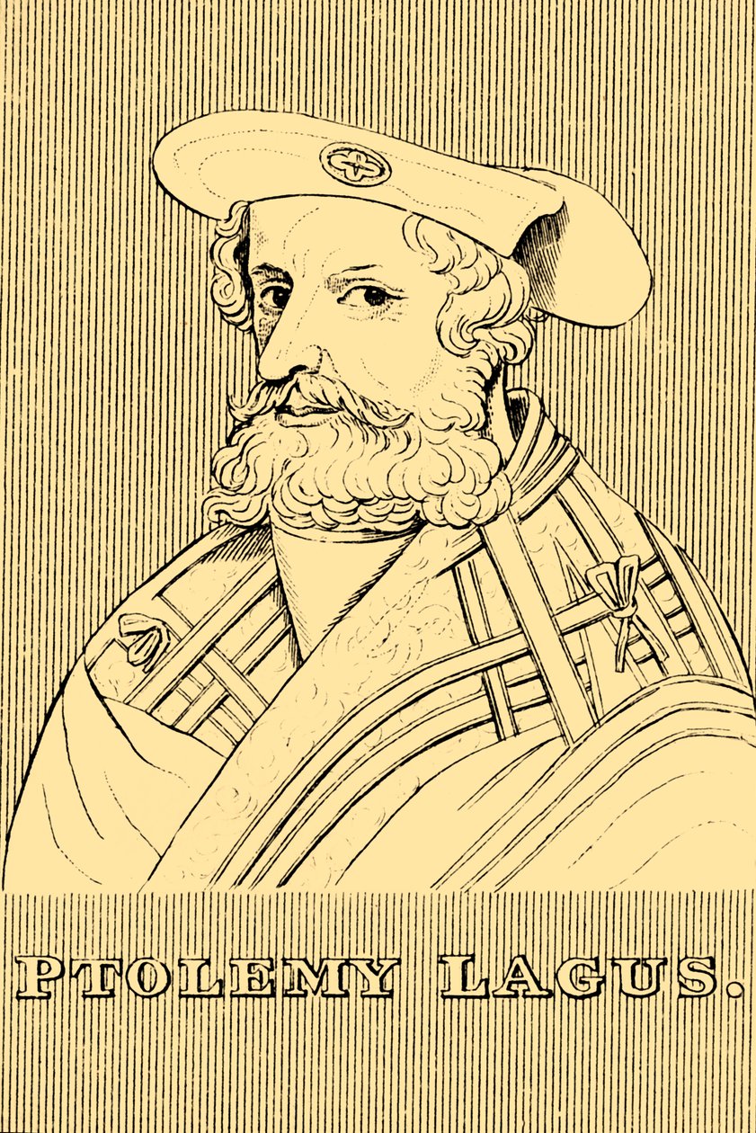 Ptolemeusz Lagus, c367-282 pne, 1830. autorstwa Unbekannt