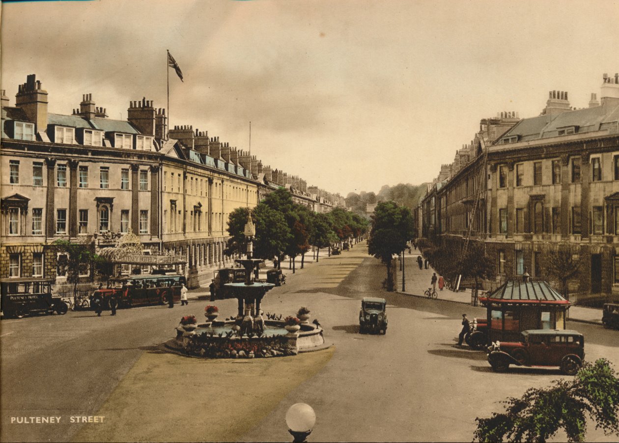 Pulteney Street, Bath, Somerset, ok. 1925. autorstwa Unbekannt