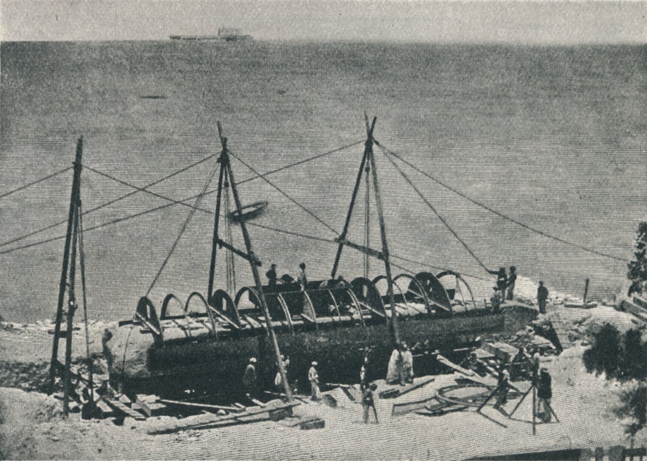 Zakładanie obudowy, 1877, 1910 autorstwa Unbekannt