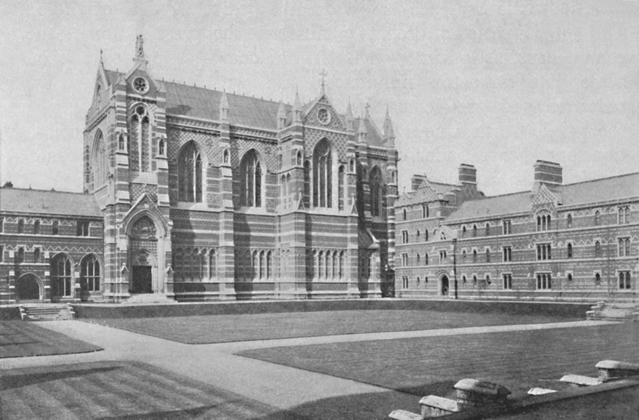 Quadrangle, Keble College, Oksford, 1904 autorstwa Unbekannt