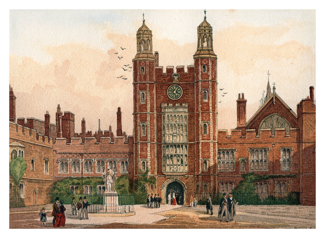 Czworokąt Eton College, 1880 autorstwa Unbekannt
