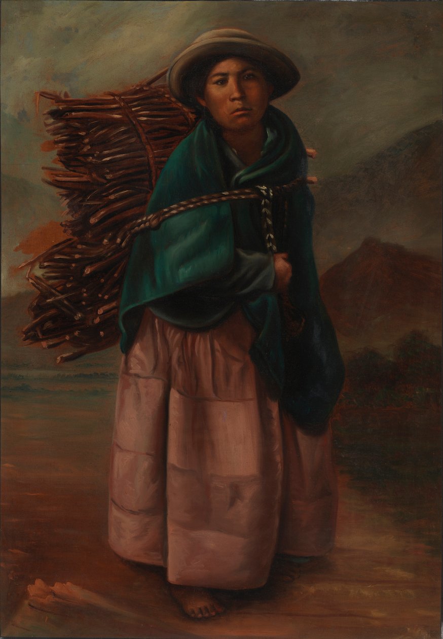 Dziewczyna keczua, ok. 1890-1892. autorstwa Unbekannt