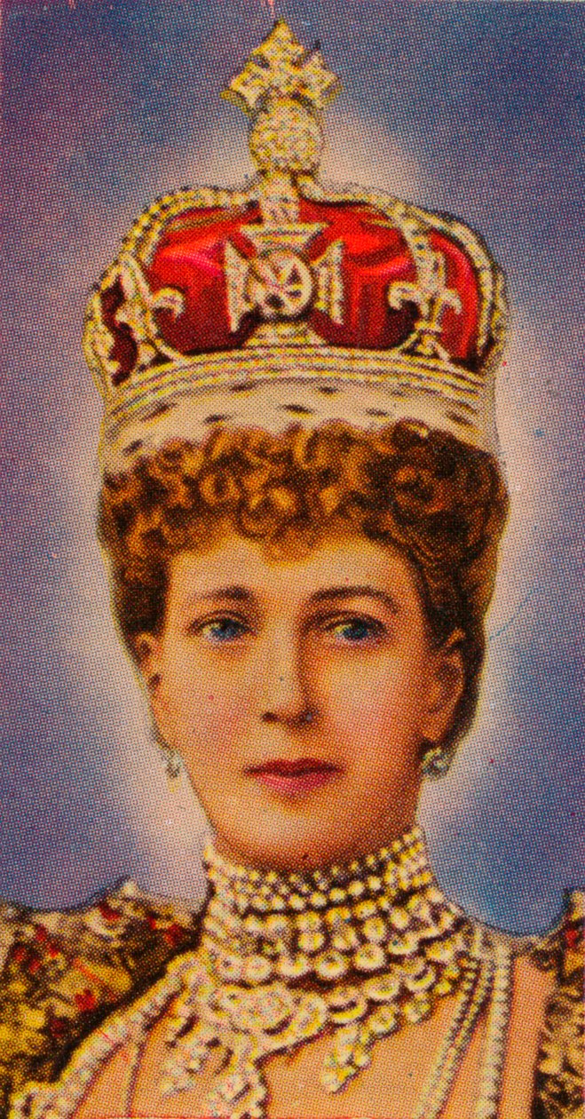 Królowa Aleksandra, małżonka króla Edwarda VII, podczas jej koronacji, 1902 1935 autorstwa Unbekannt
