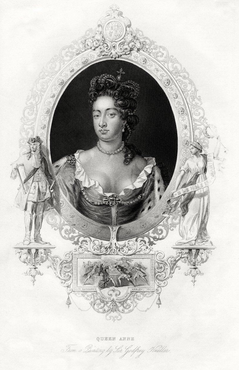 Królowa Anna, 1860 r autorstwa Unbekannt