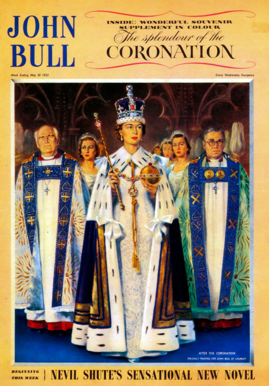 Królowa Elżbieta II b1926, 1953 autorstwa Unbekannt