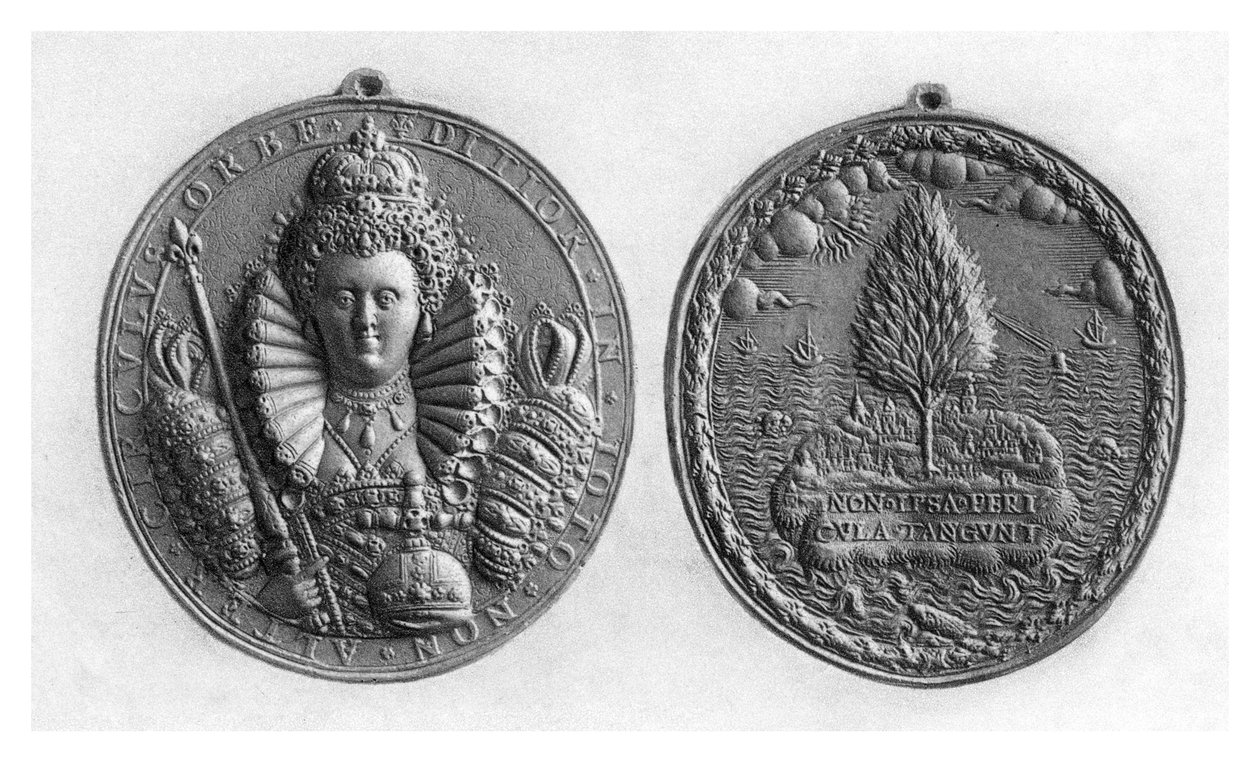Medal królowej Elżbiety I, XVI wiek, 1896 autorstwa Unbekannt