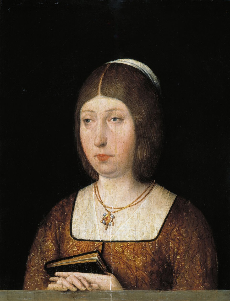Królowa Izabela I Kastylii, c. 1490 autorstwa Unbekannt