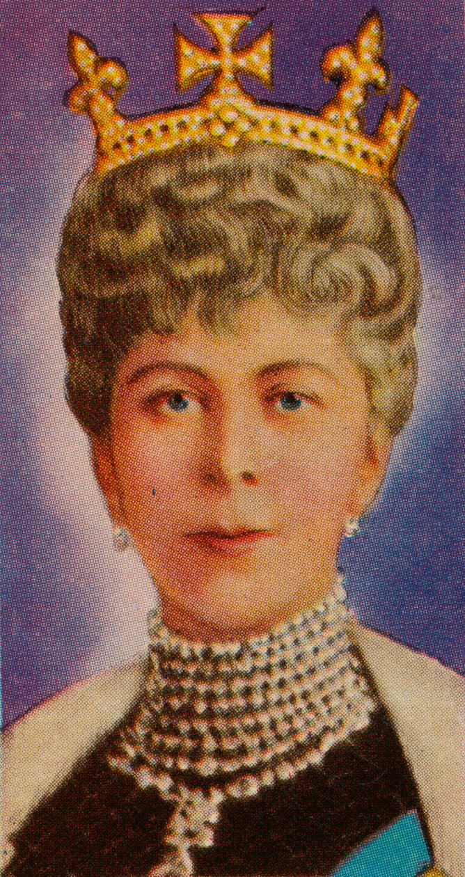 Królowa Mary, małżonka króla Jerzego V, podczas swojego pierwszego otwarcia parlamentu, 1911 1935 autorstwa Unbekannt