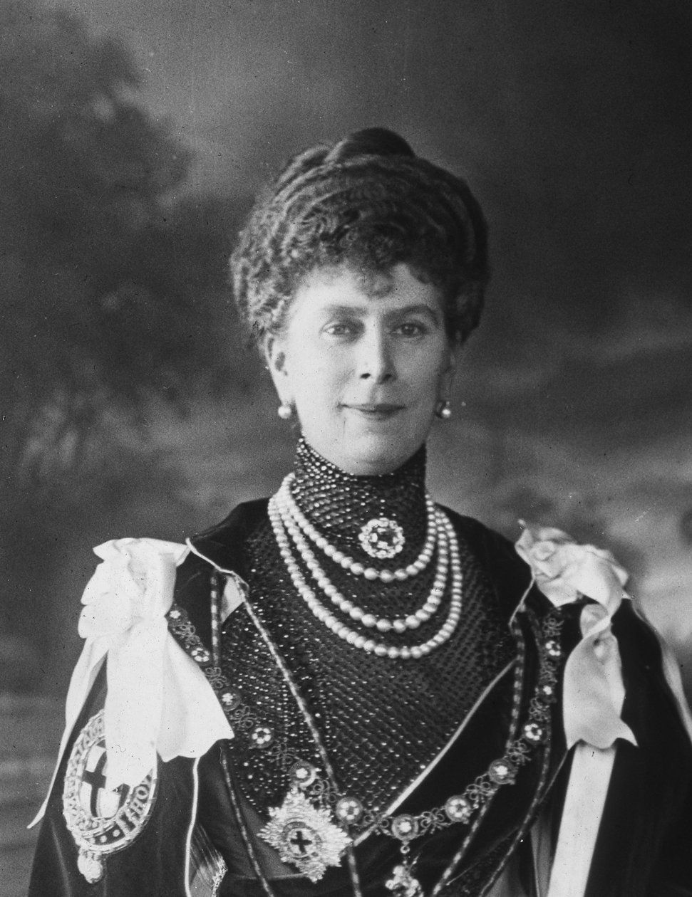 Queen Mary, małżonka króla Jerzego V z Wielkiej Brytanii, c1910 autorstwa Unbekannt
