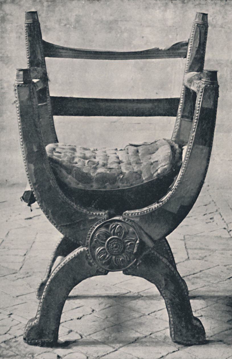 Krzesło Queen Marys w katedrze w Winchester. 1554 r., 1928 r autorstwa Unbekannt