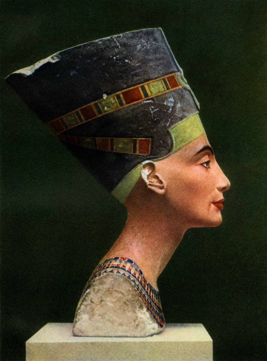 Królowa Nefertiti 1410 pne-1330 pne, c1370 pne 1936 autorstwa Unbekannt