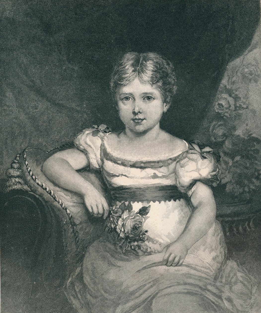 Królowa Wiktoria 1819-1901 w wieku 6 lat, 1894 autorstwa Unbekannt
