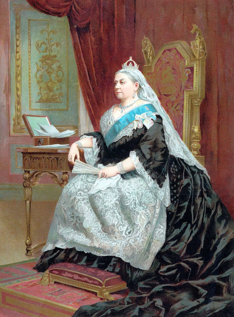 Królowa Wiktoria 1819-1901 w czasie swojego Złotego Jubileuszu, 1887 autorstwa Unbekannt
