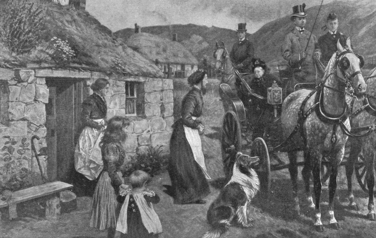 Królowa Wiktoria i jej wyżynni najemcy, ok. 1870, 1901. autorstwa Unbekannt