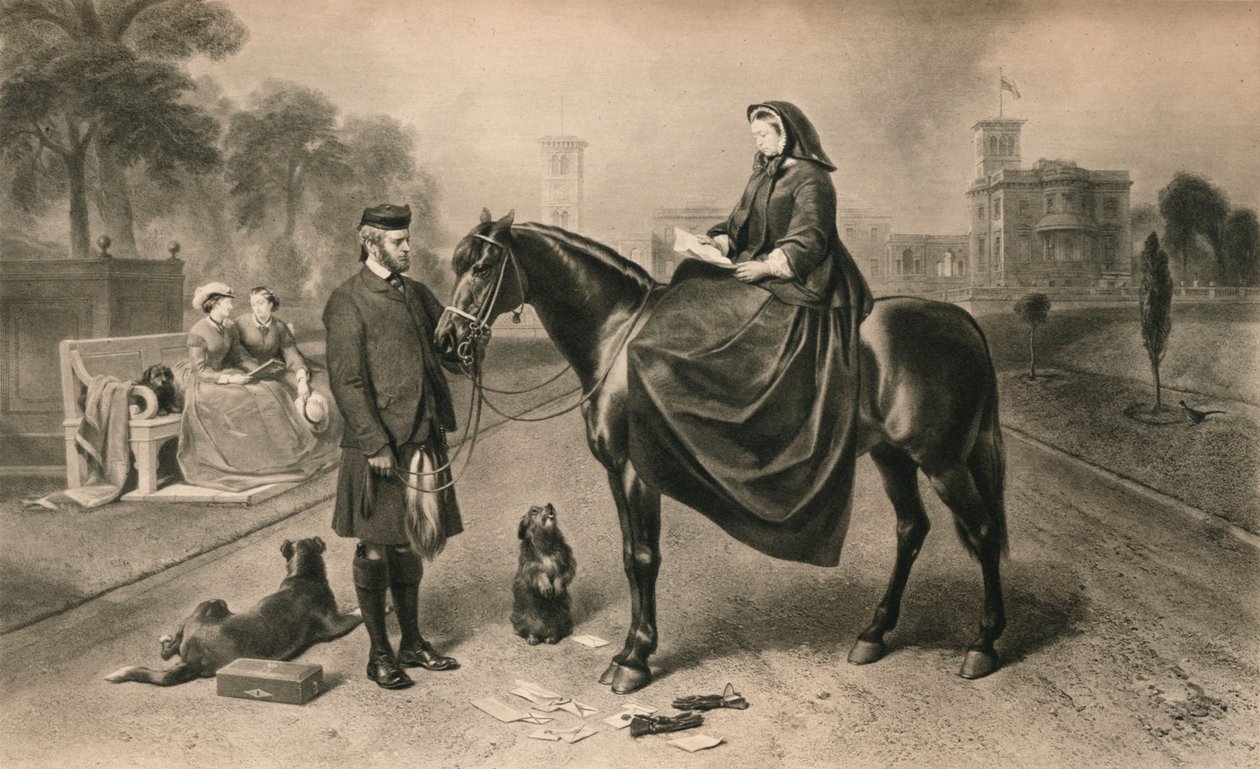 Królowa Wiktoria w Osborne House, 1865 1906 autorstwa Unbekannt