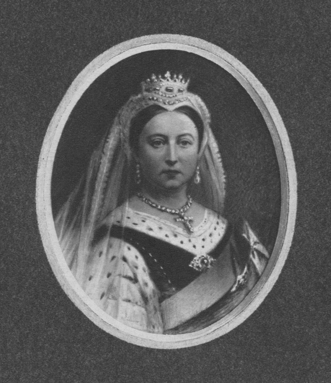 Królowa Wiktoria w szatach państwowych, 1901. autorstwa Unbekannt
