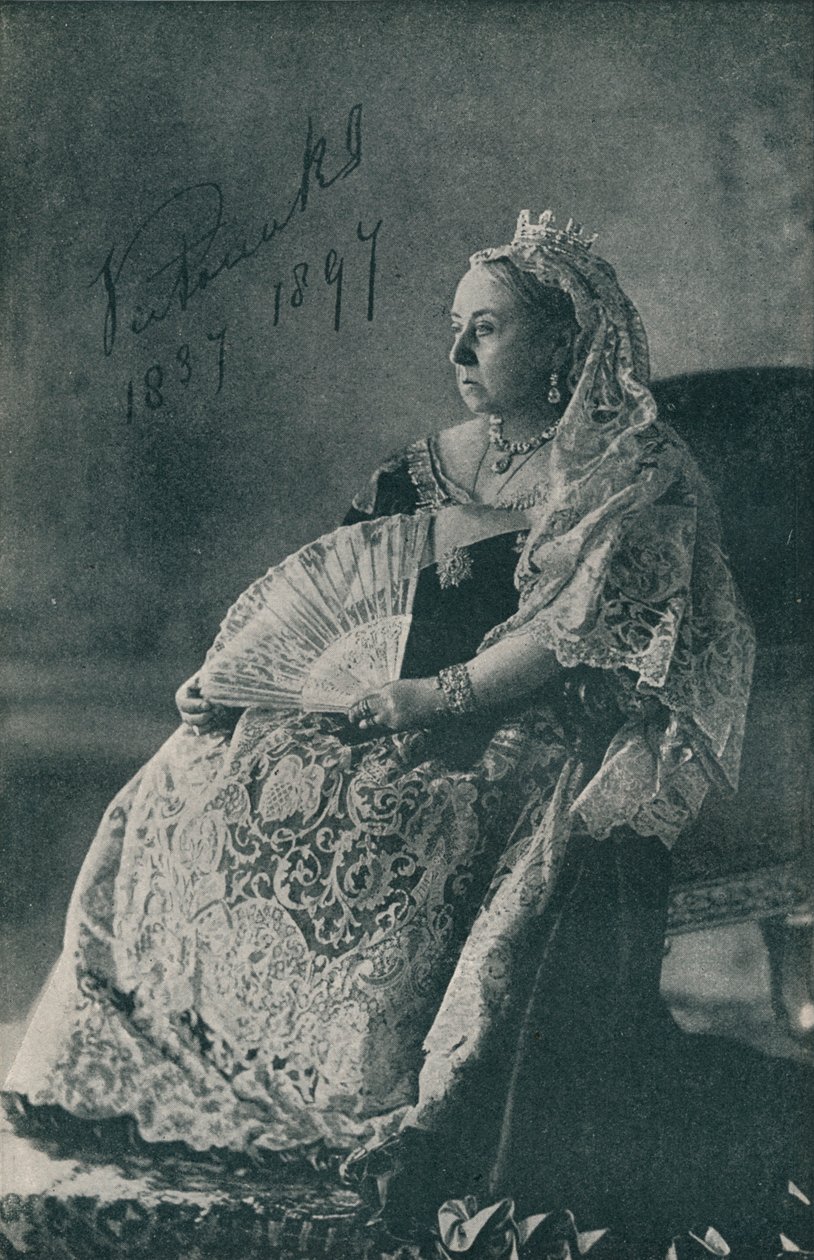 Królowa Wiktoria w roku swojego Diamentowego Jubileuszu, 1897 1909 autorstwa Unbekannt