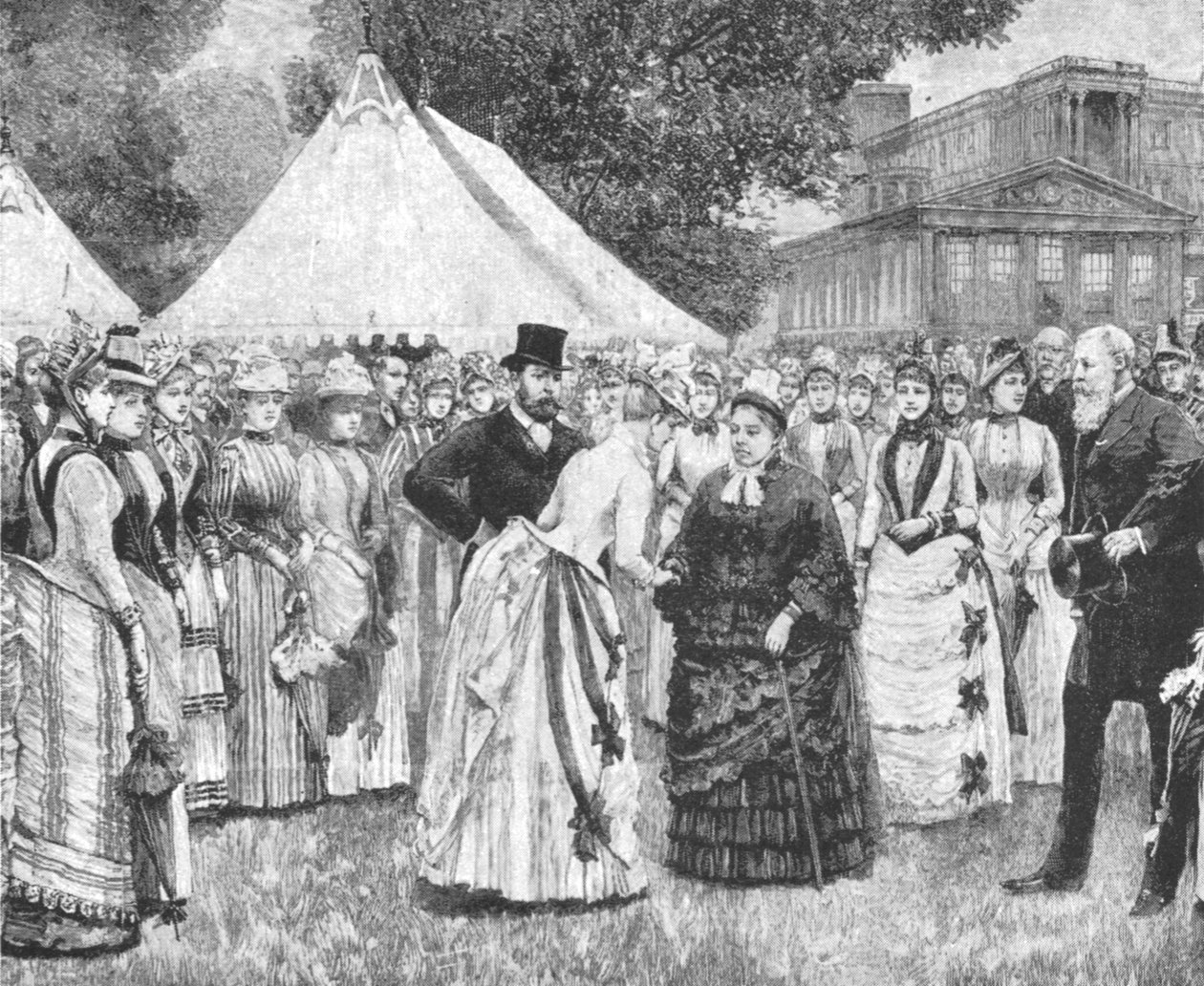 Jubileuszowe przyjęcie królowej Wiktorii w Pałacu Buckingham, 29 czerwca 1887, 1901. autorstwa Unbekannt