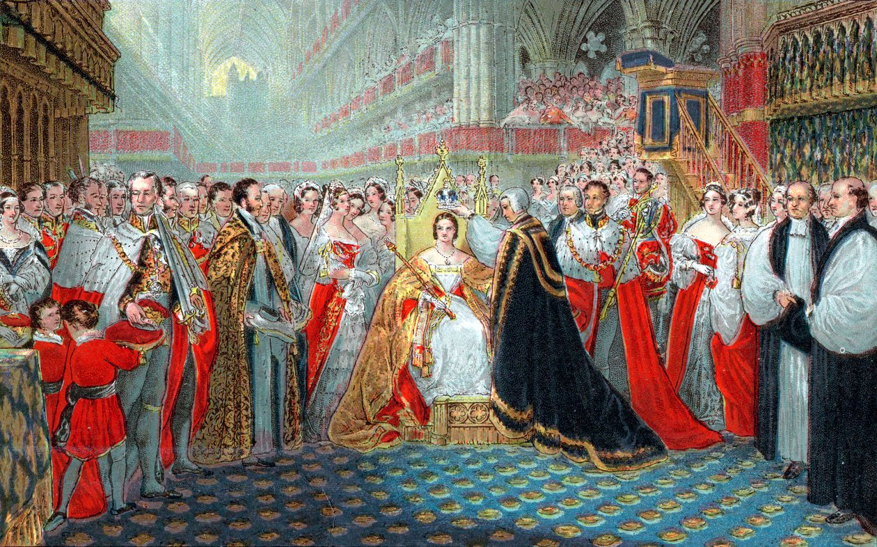 Koronacja królowej Wiktorii, 1837 1887 autorstwa Unbekannt