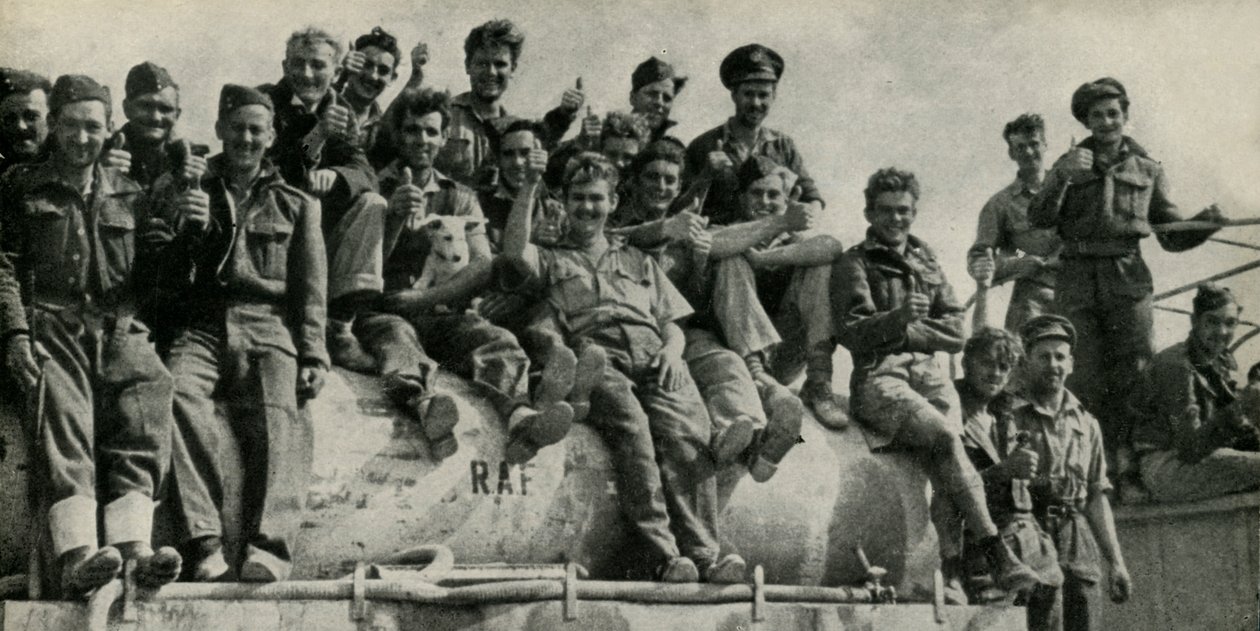 R.A.F. Załogi naziemne: Trypolitania, c 1942-1943, 1945. autorstwa Unbekannt