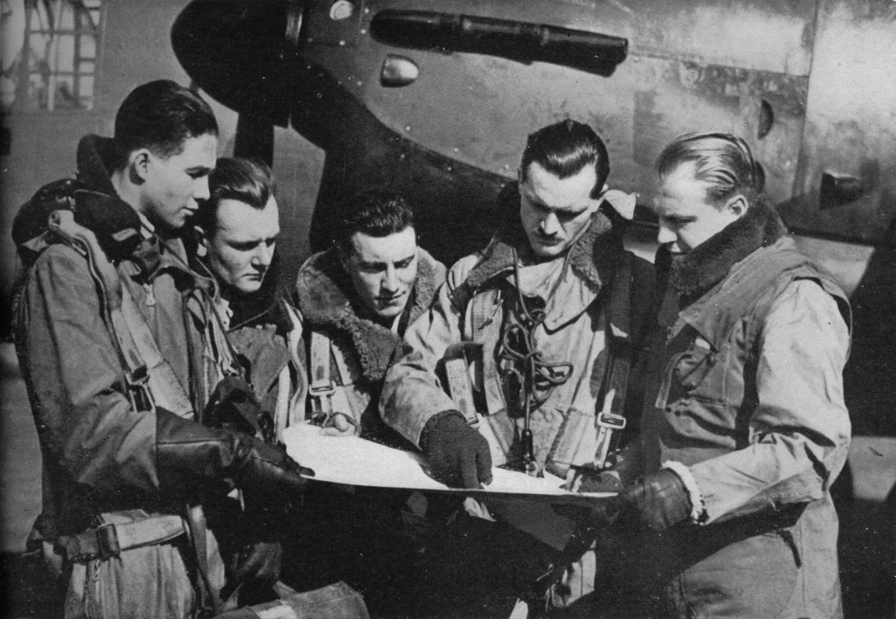 Załoga bombowca RAF, 1941 autorstwa Unbekannt