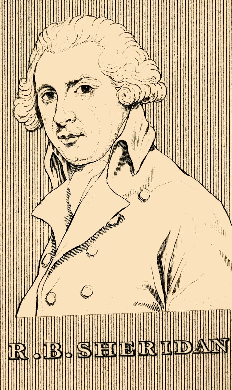 RB Sheridan, 1751-1816, 1830. autorstwa Unbekannt