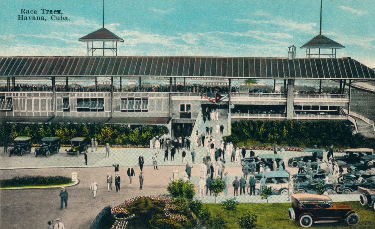 Tor wyścigowy, Hawana, Kuba, ok. 1950 autorstwa Unbekannt