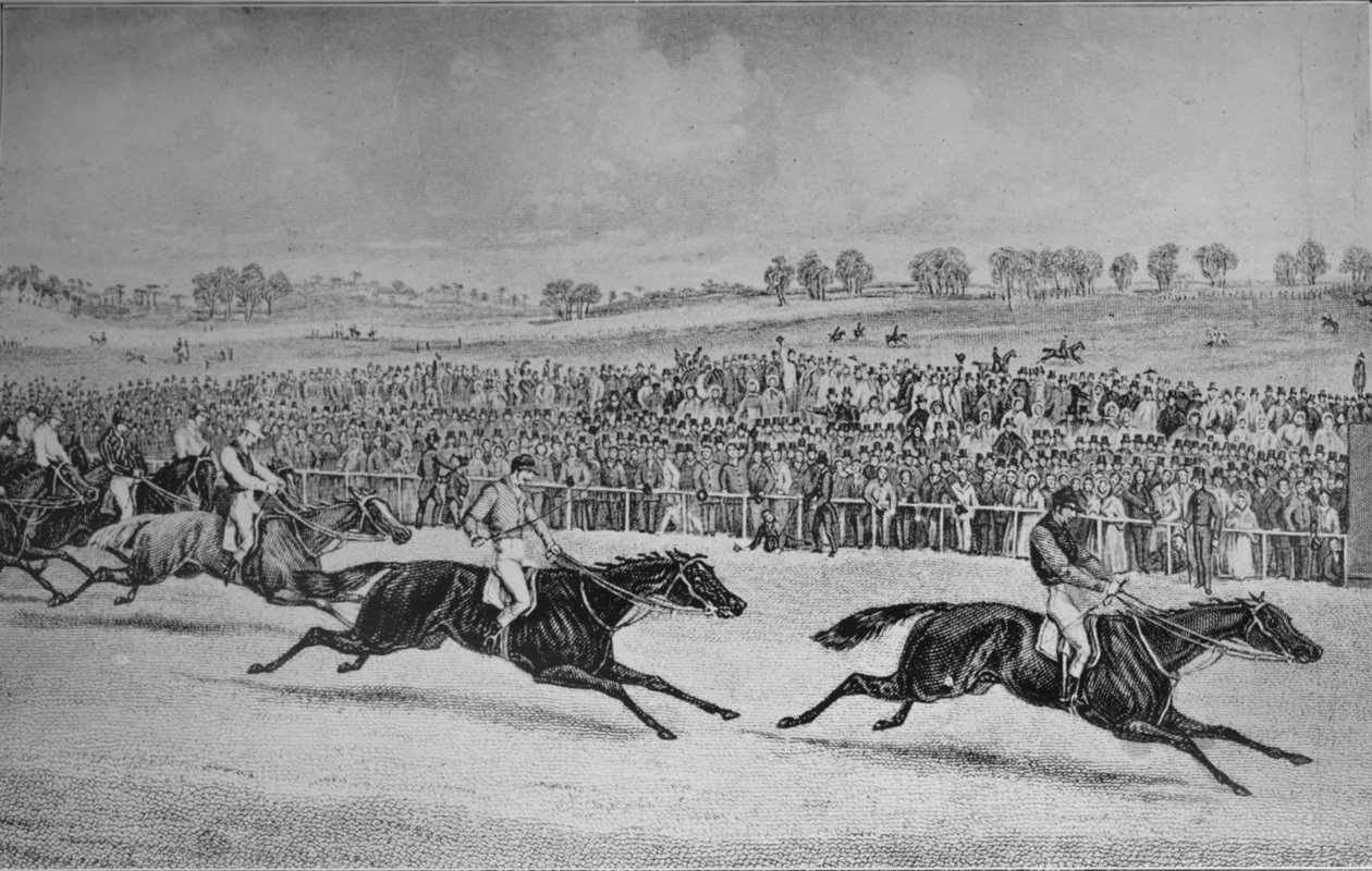 Wyścig o St. Leger, 1911 autorstwa Unbekannt