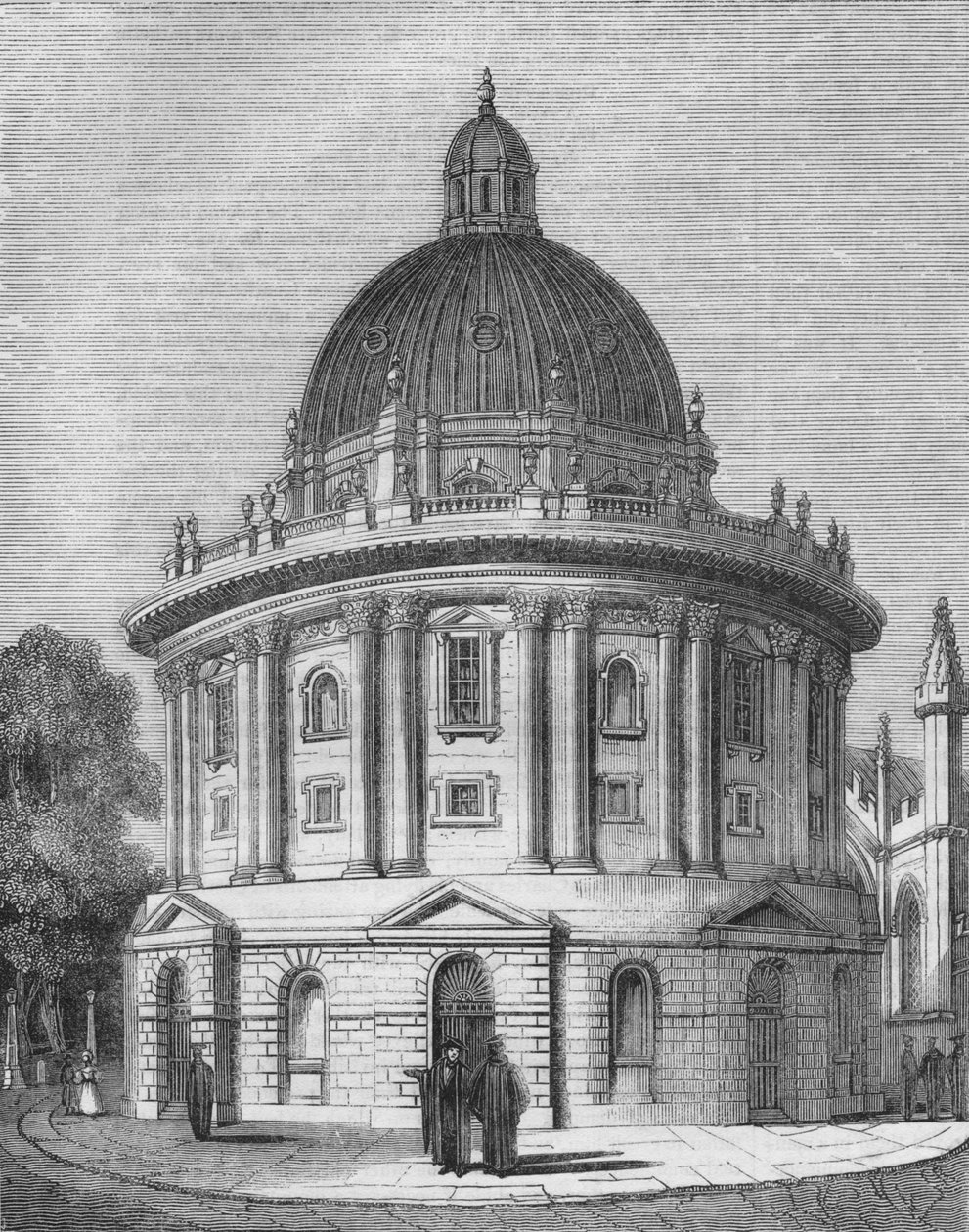 Biblioteka Radcliffes, 1845 autorstwa Unbekannt