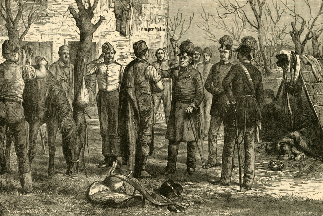 Radecki po zwycięstwie pod Novara 1849, 1890. autorstwa Unbekannt