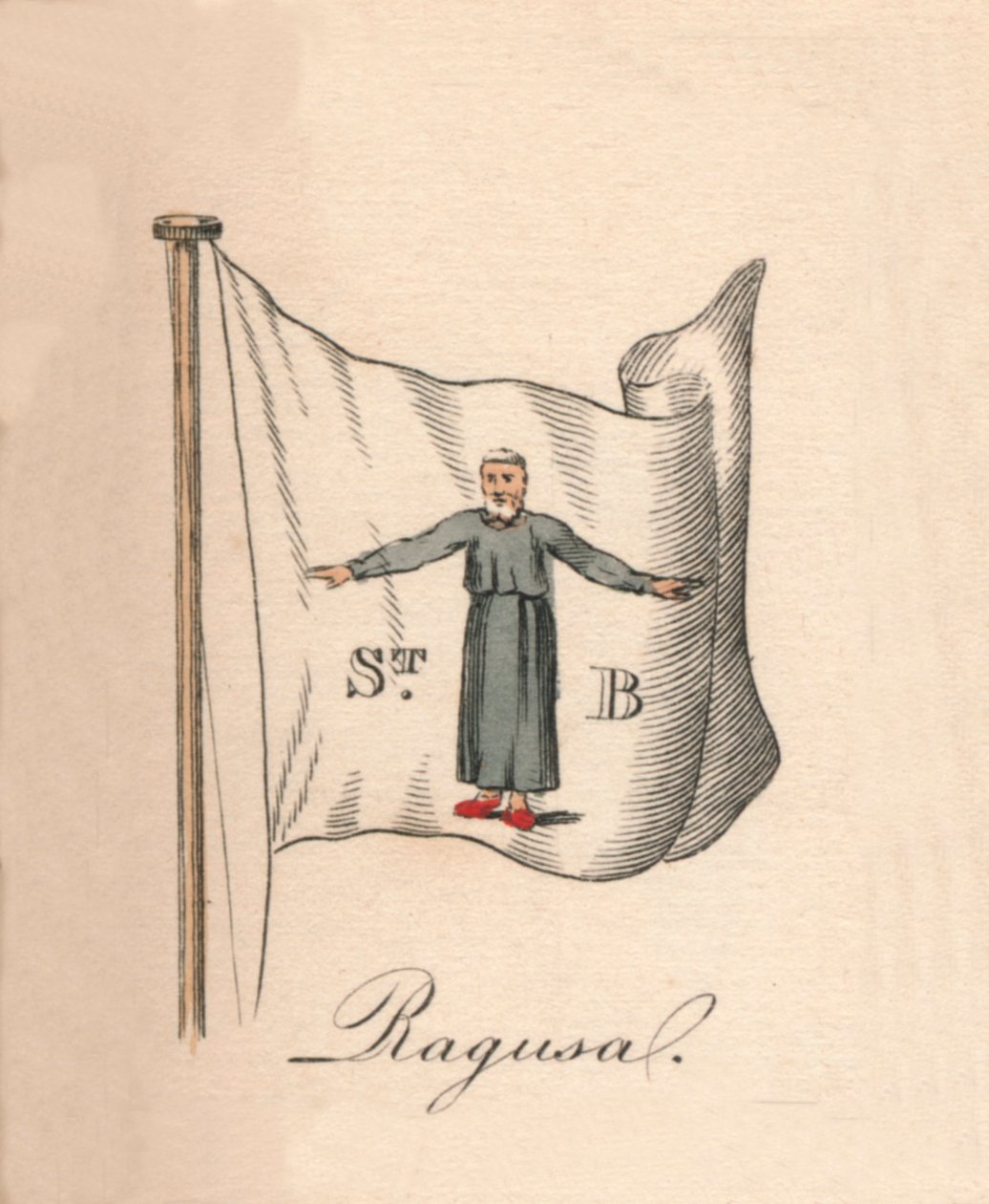 Ragusa, 1838 autorstwa Unbekannt