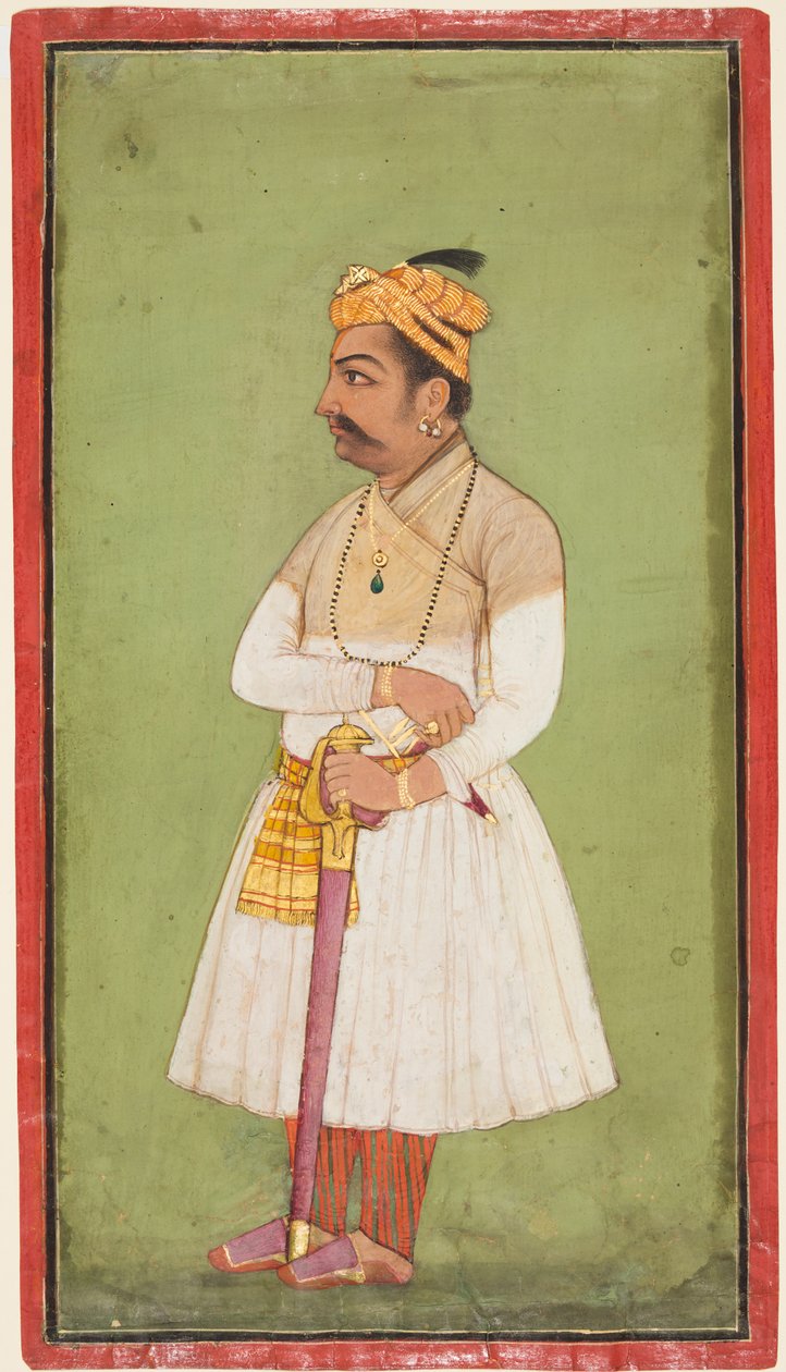 Raja Hari Sen z Mandi r. 1604-1623-37, ok. 1650. autorstwa Unbekannt