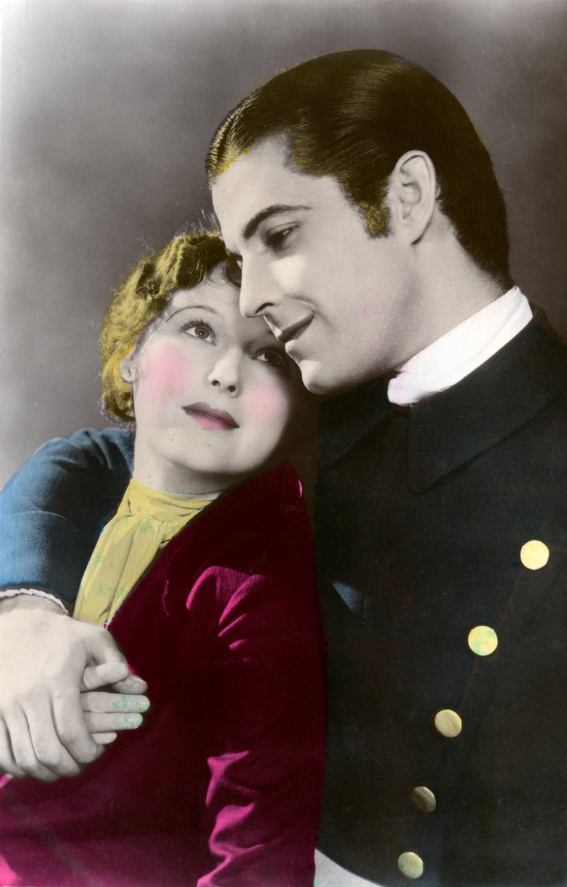 Ramon Novarro 1899-1968 i Dorothy Jordan 1906-1988, wiek XX autorstwa Unbekannt