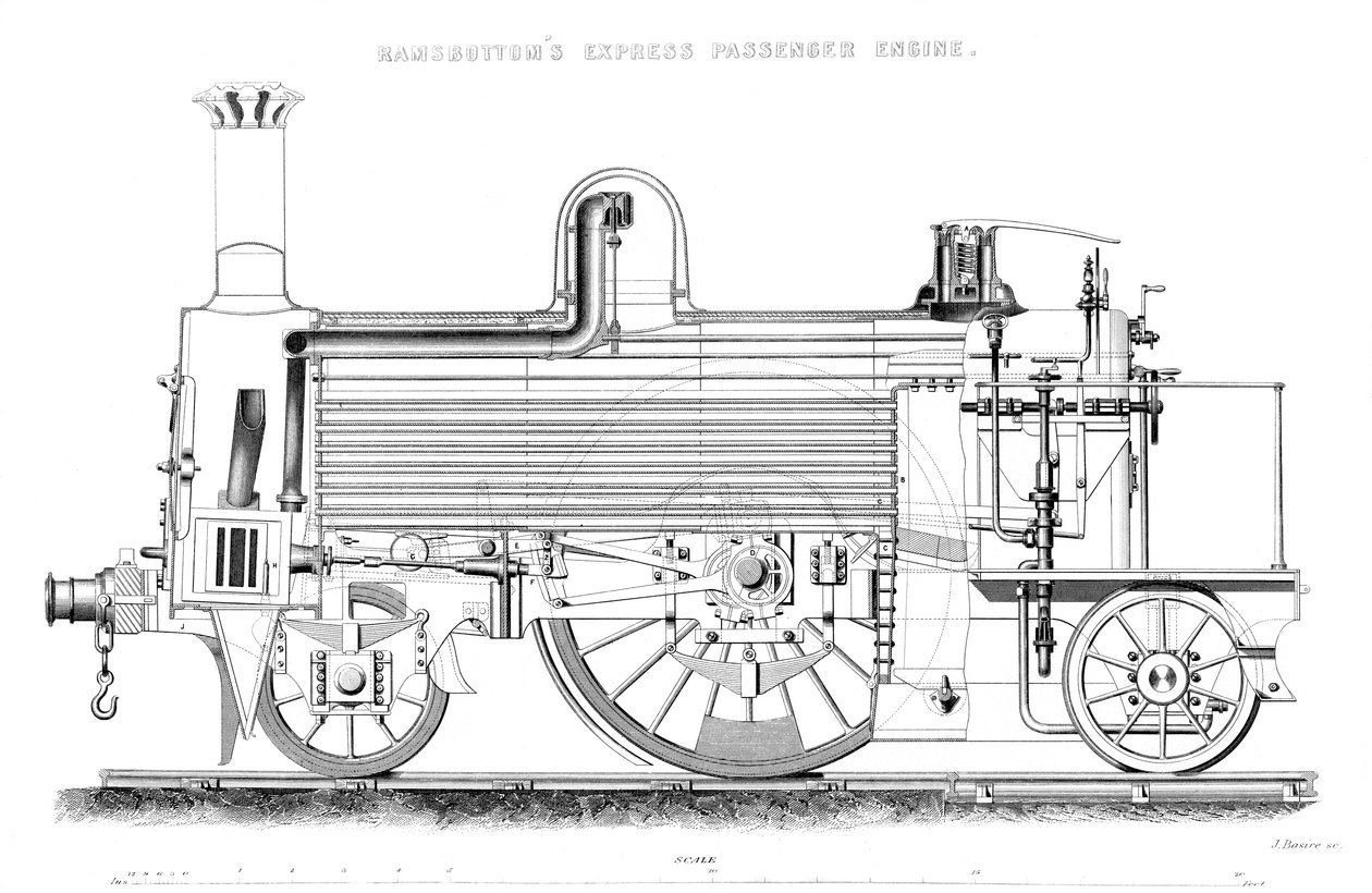 Silnik pasażerski ekspresowy Ramsbottoms, 1866 r autorstwa Unbekannt