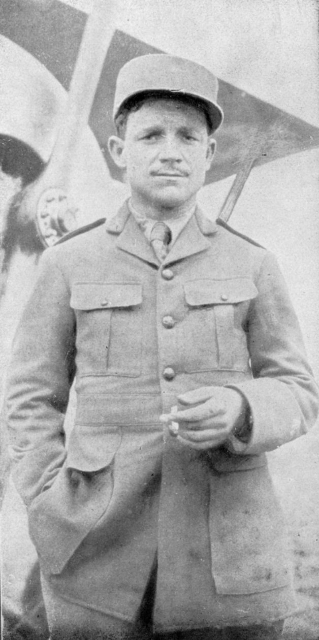 Raoul Lufbery, francusko-amerykański pilot myśliwski i as latający I wojny światowej, 1914-1918 autorstwa Unbekannt