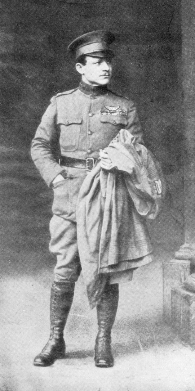 Raoul Lufbery, francusko-amerykański pilot myśliwski i as latający I wojny światowej, 1914-1918 autorstwa Unbekannt