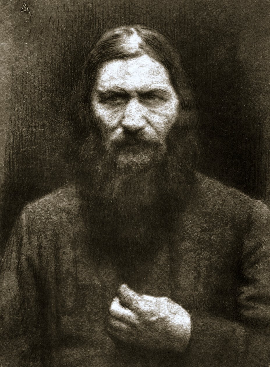 Rasputin, rosyjski mistyk, początek XX wieku autorstwa Unbekannt